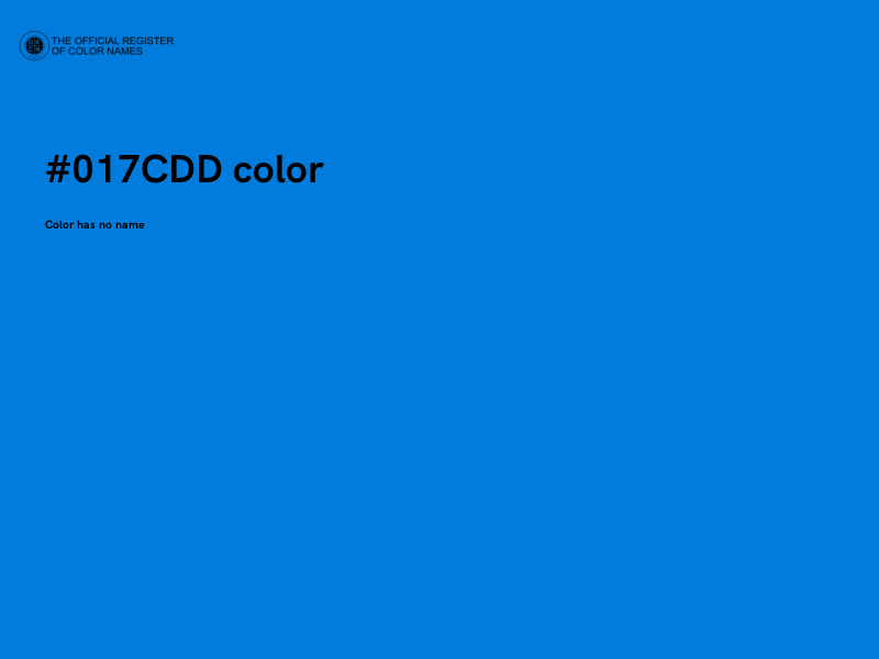 #017CDD color image