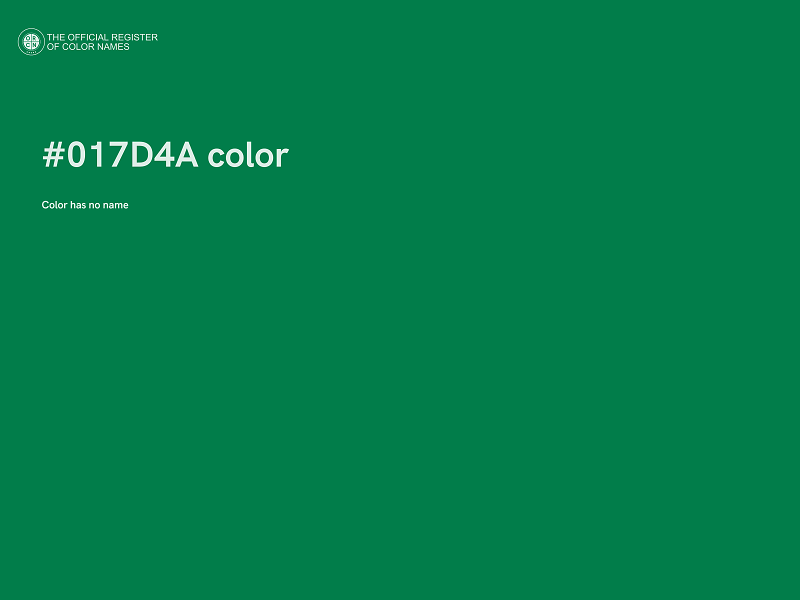 #017D4A color image