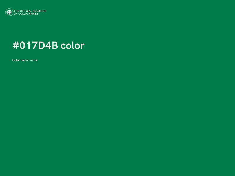 #017D4B color image