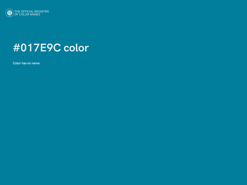 #017E9C color image