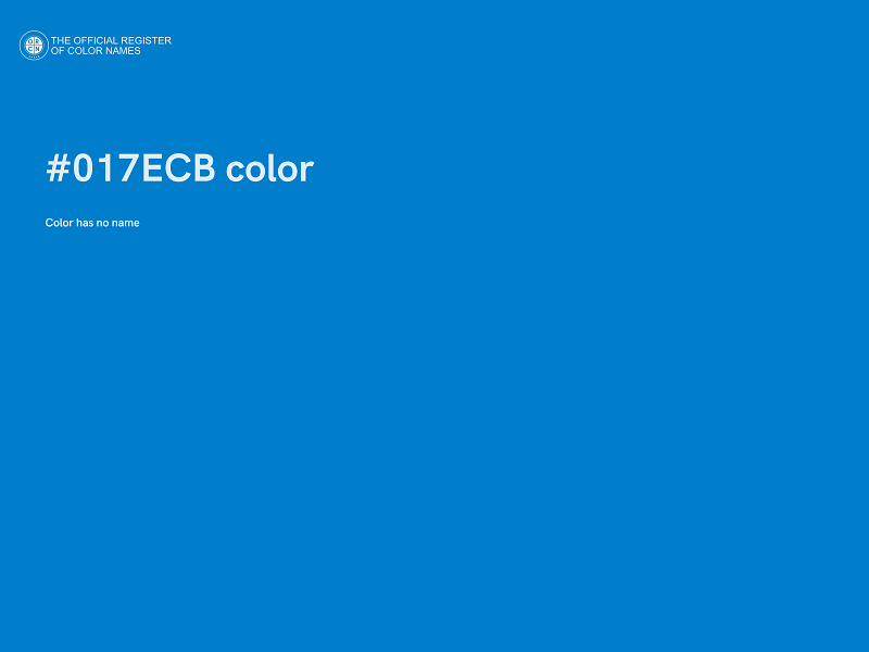 #017ECB color image