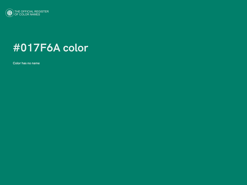 #017F6A color image