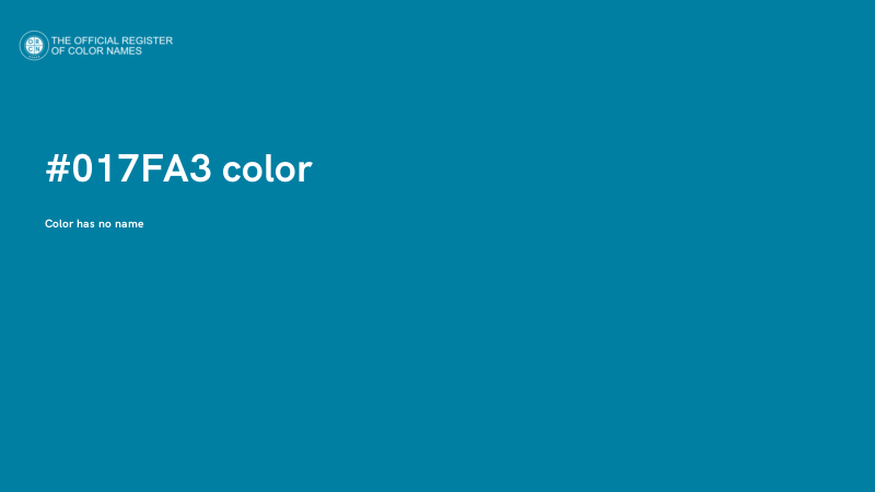#017FA3 color image