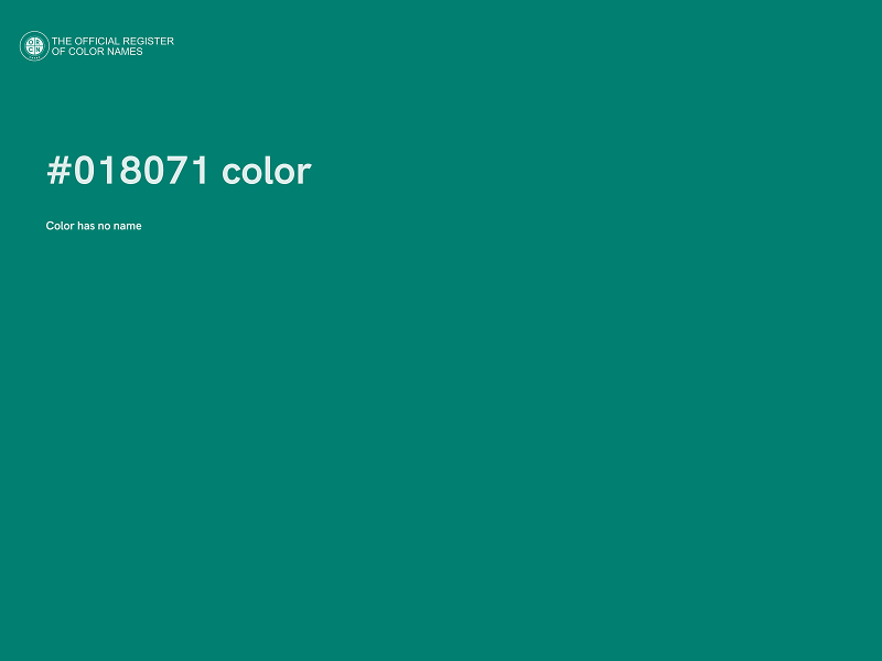 #018071 color image