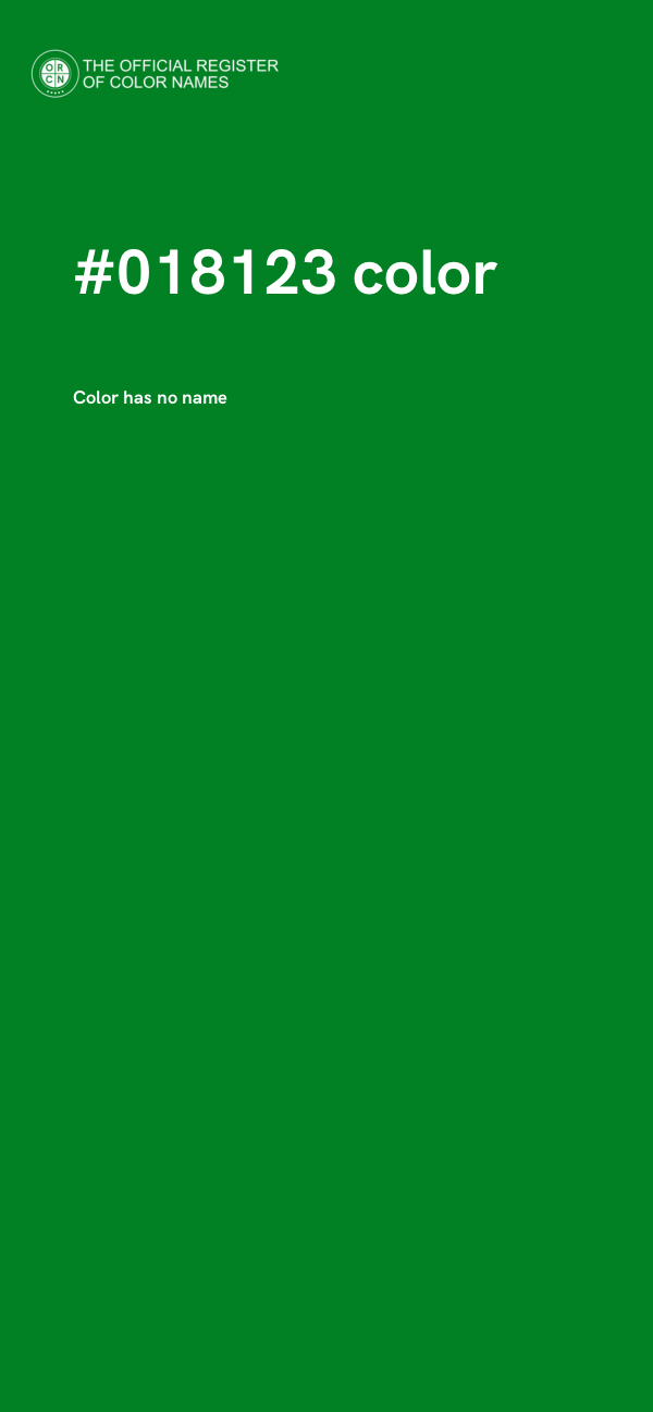 #018123 color image