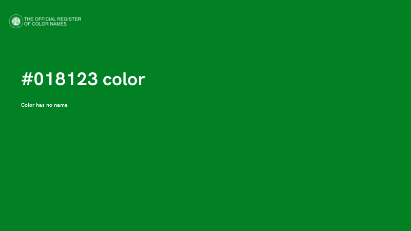 #018123 color image