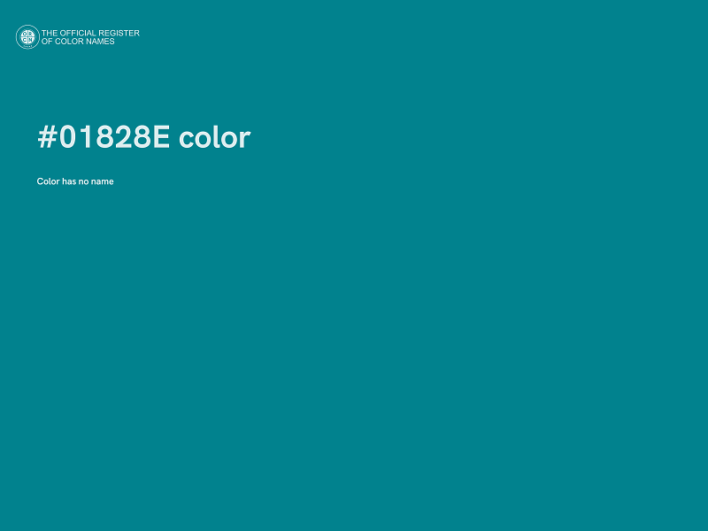 #01828E color image