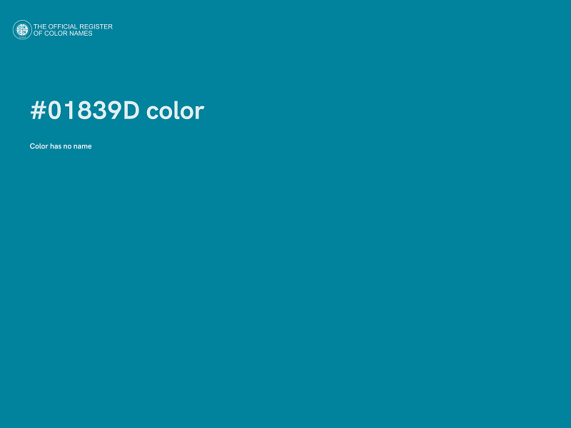 #01839D color image