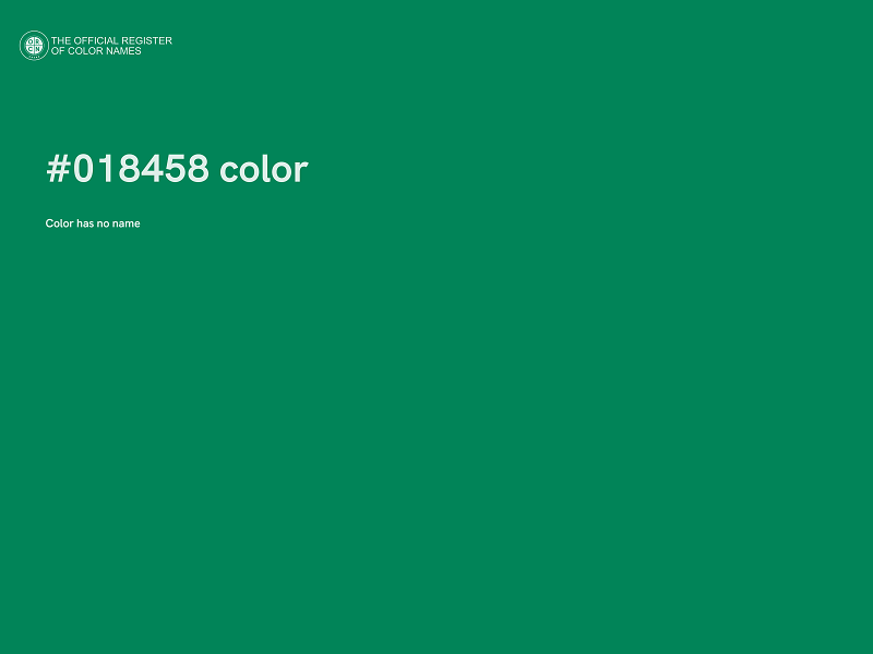#018458 color image