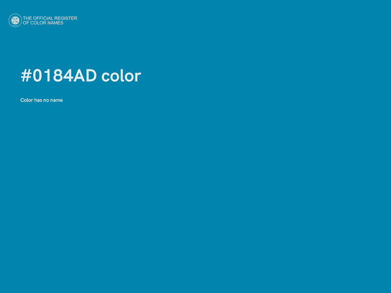 #0184AD color image