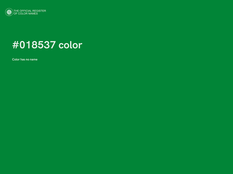 #018537 color image
