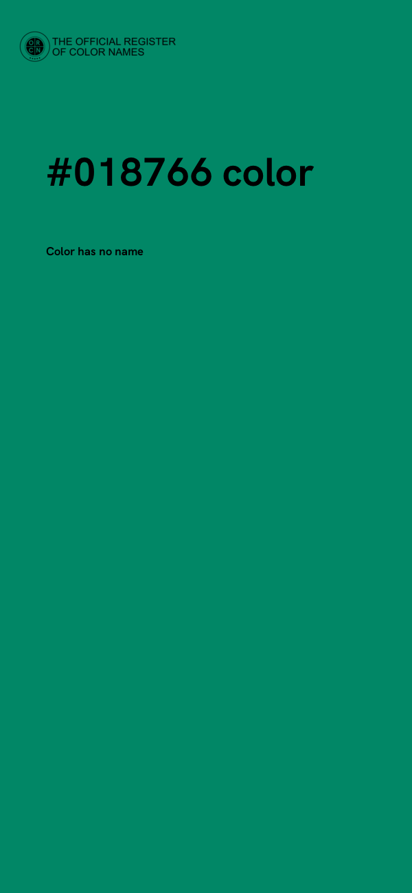 #018766 color image