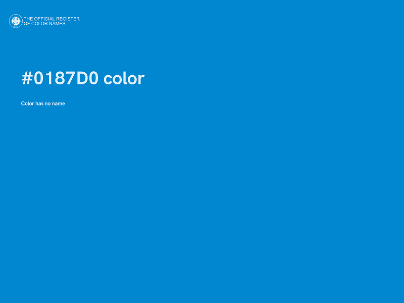 #0187D0 color image