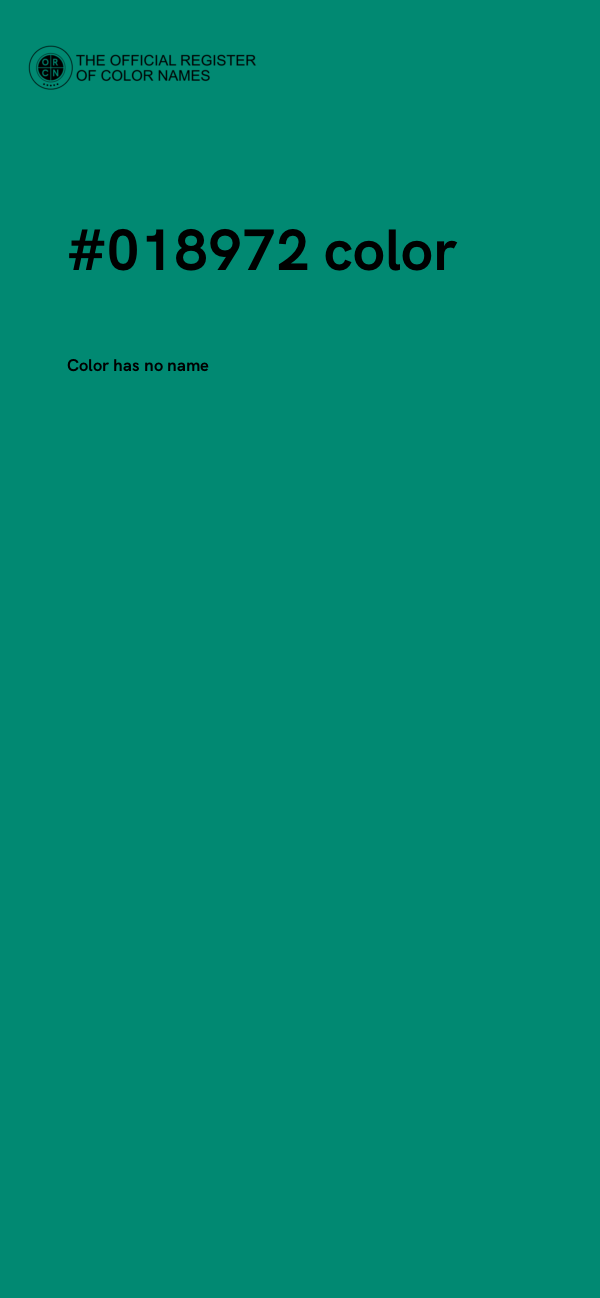 #018972 color image