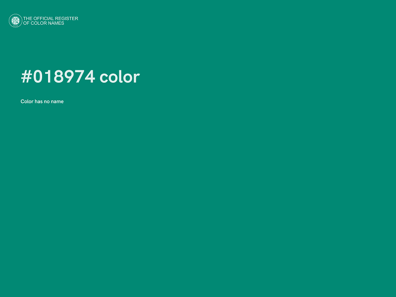 #018974 color image