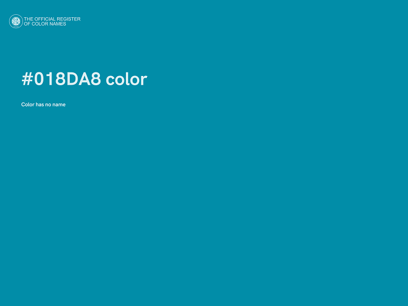 #018DA8 color image
