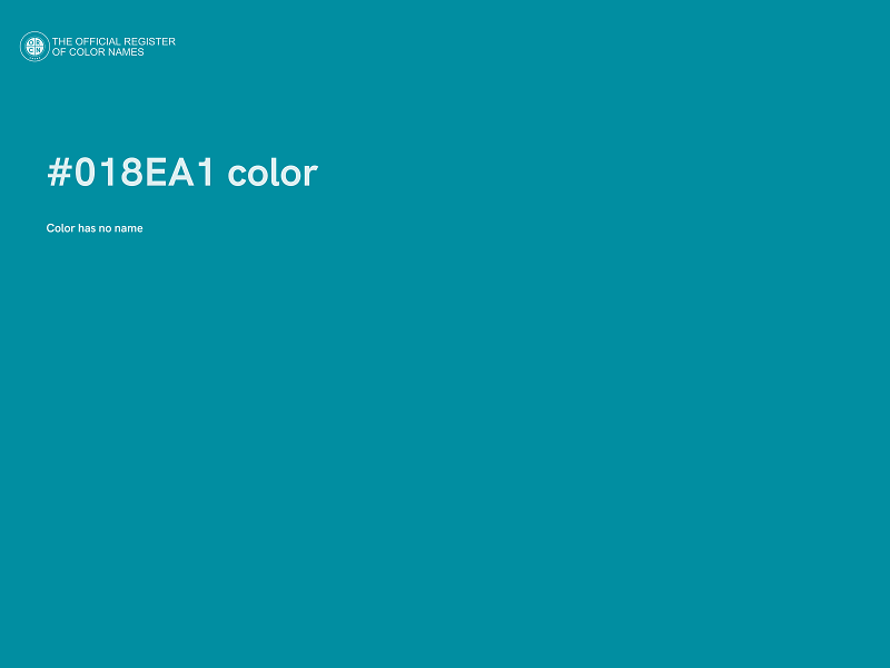 #018EA1 color image