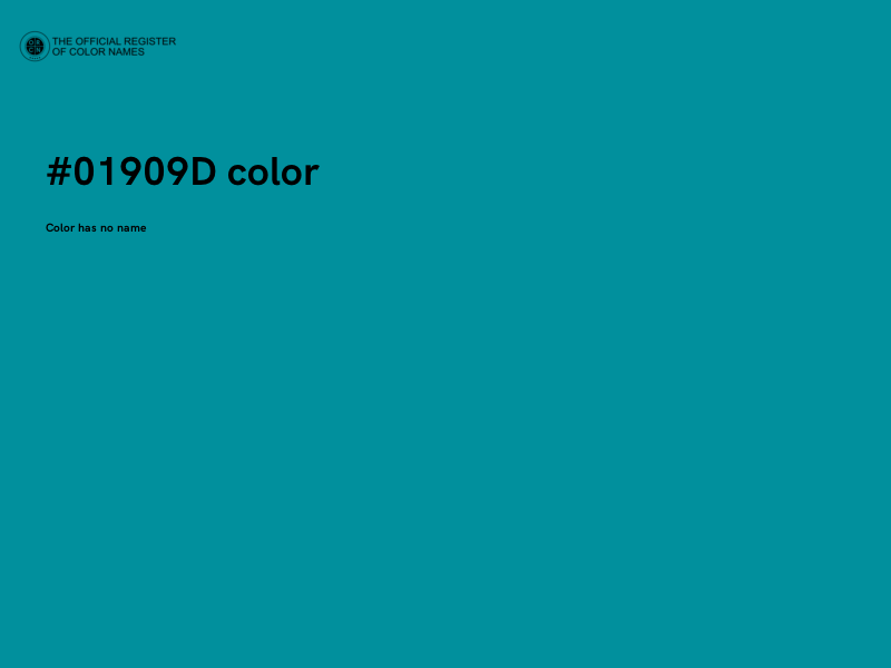 #01909D color image