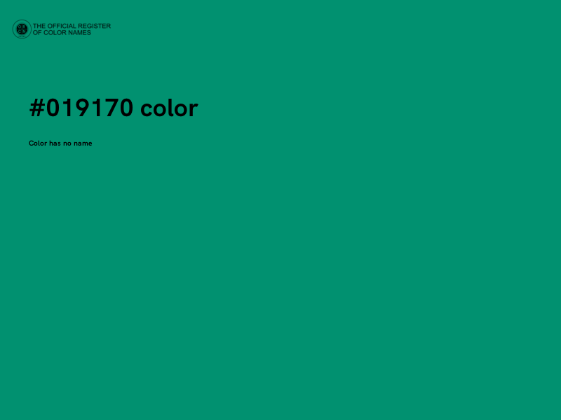 #019170 color image