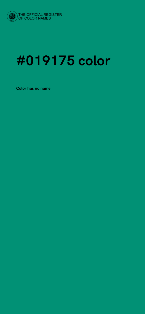 #019175 color image
