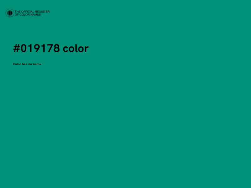 #019178 color image