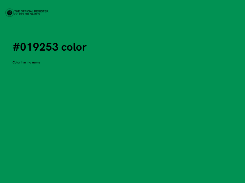 #019253 color image