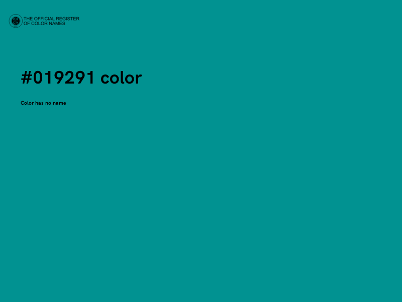 #019291 color image