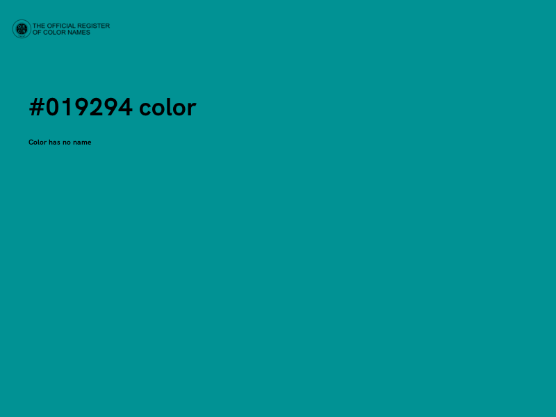 #019294 color image