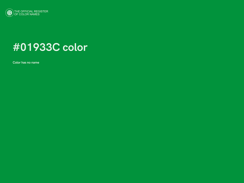 #01933C color image