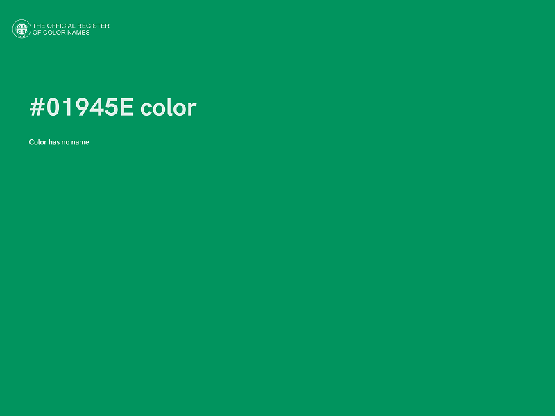 #01945E color image