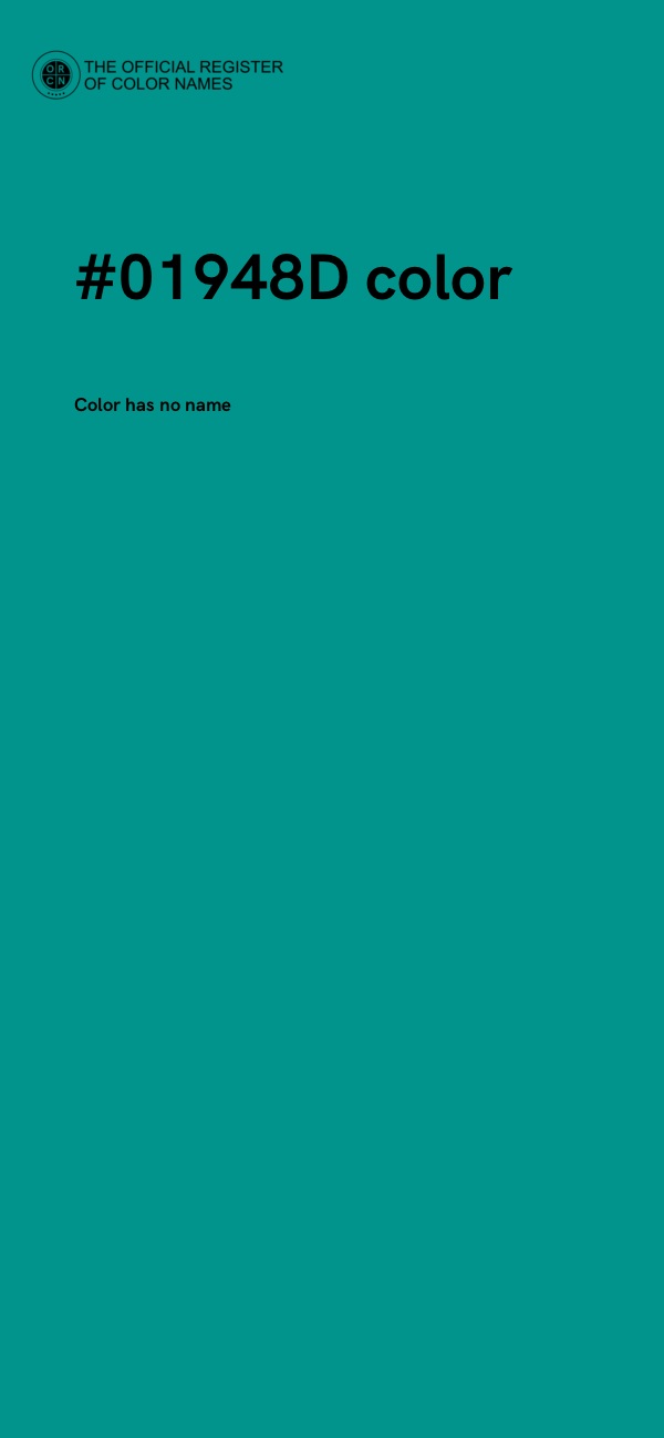 #01948D color image