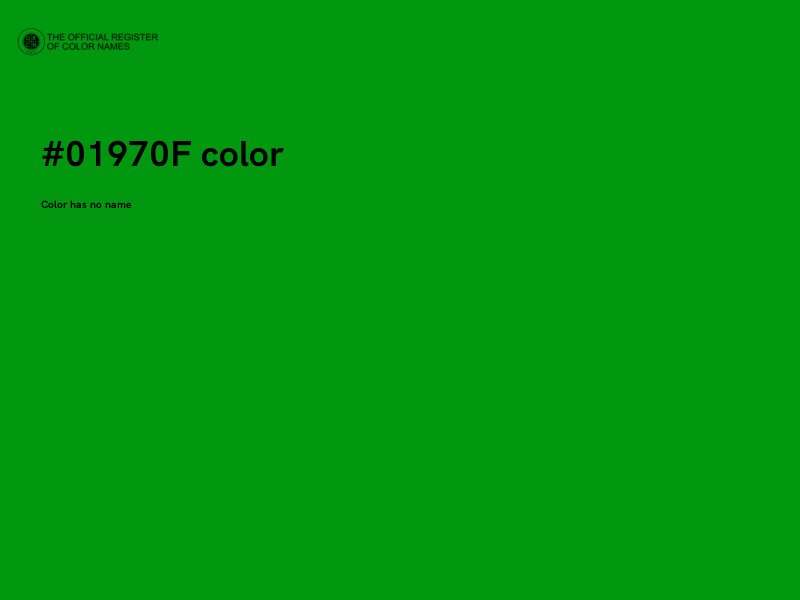 #01970F color image