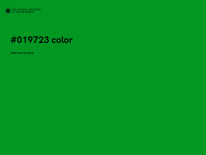 #019723 color image