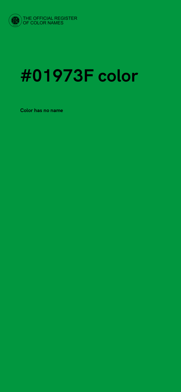#01973F color image