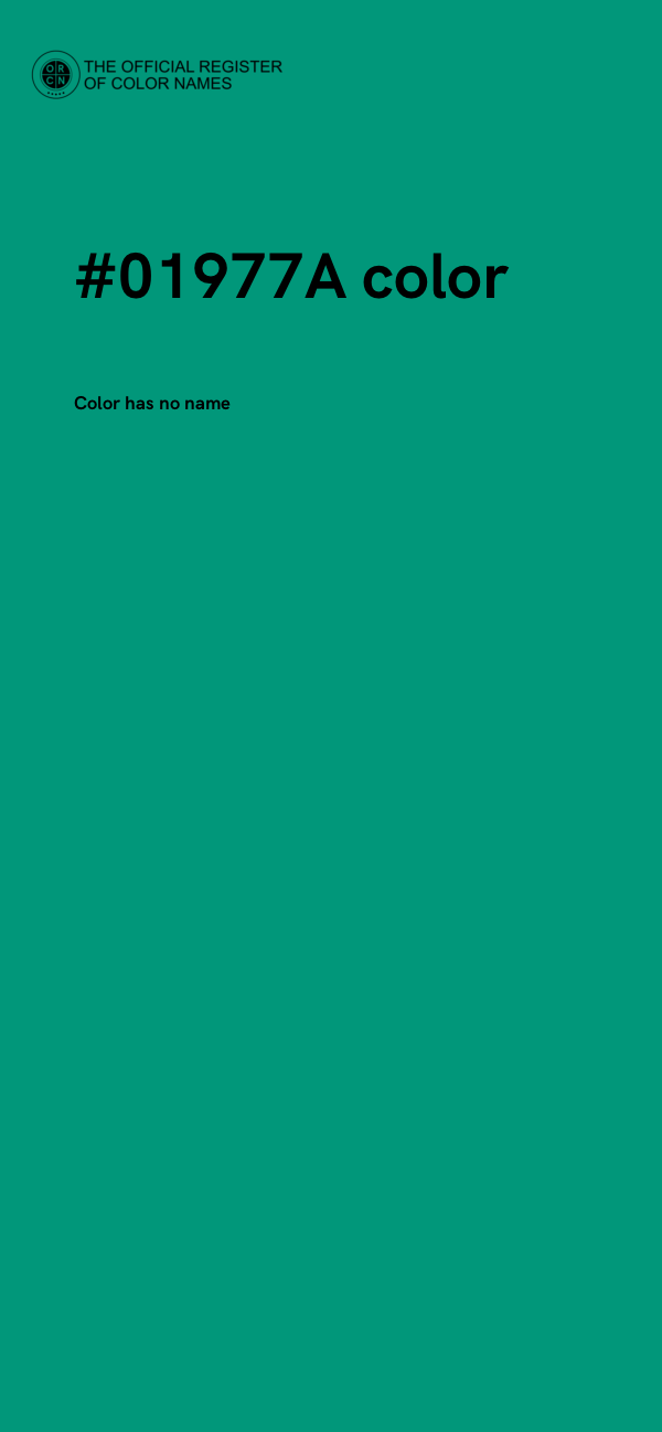 #01977A color image