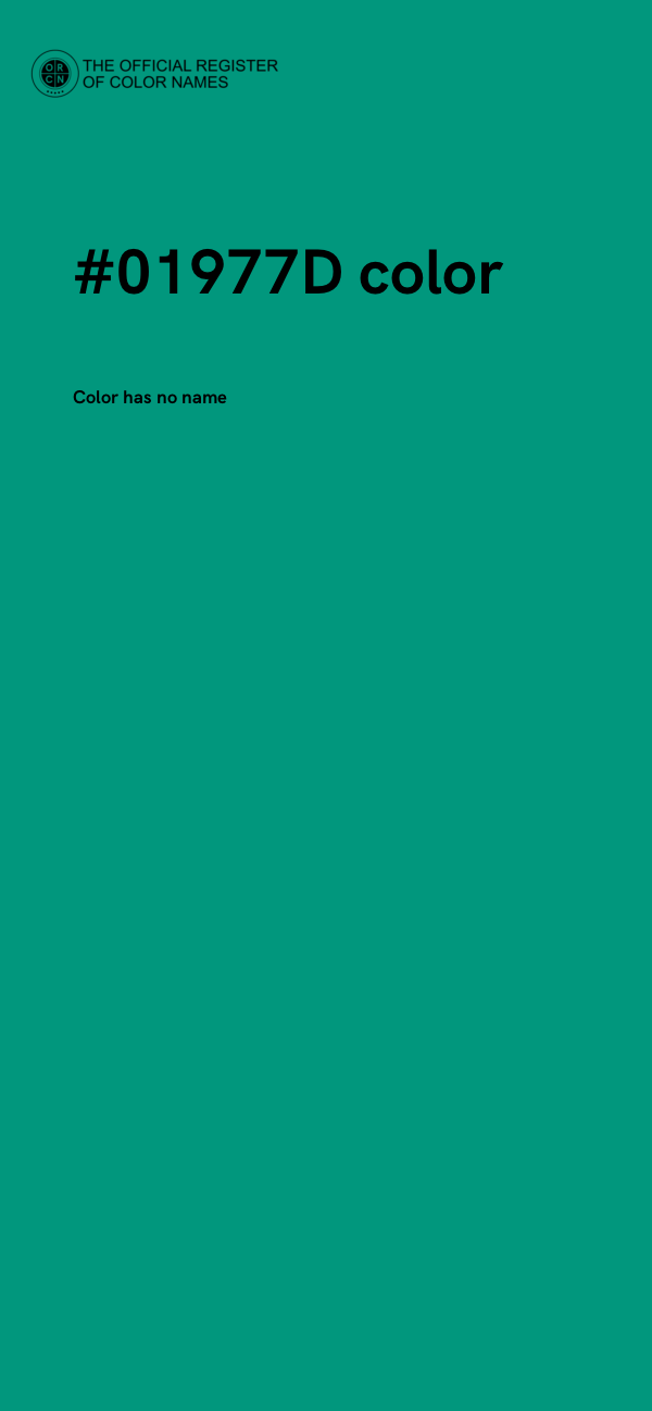 #01977D color image