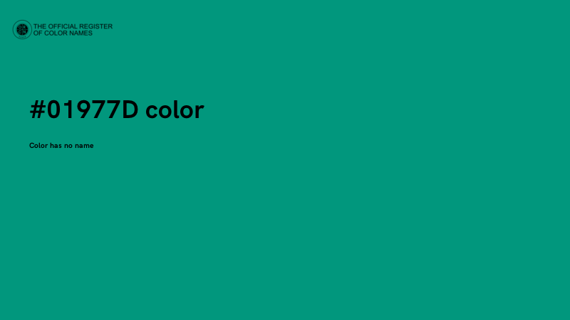 #01977D color image
