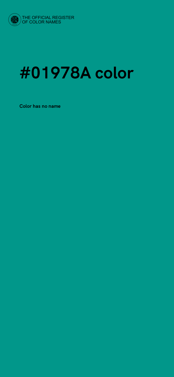 #01978A color image