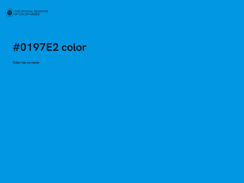 #0197E2 color image