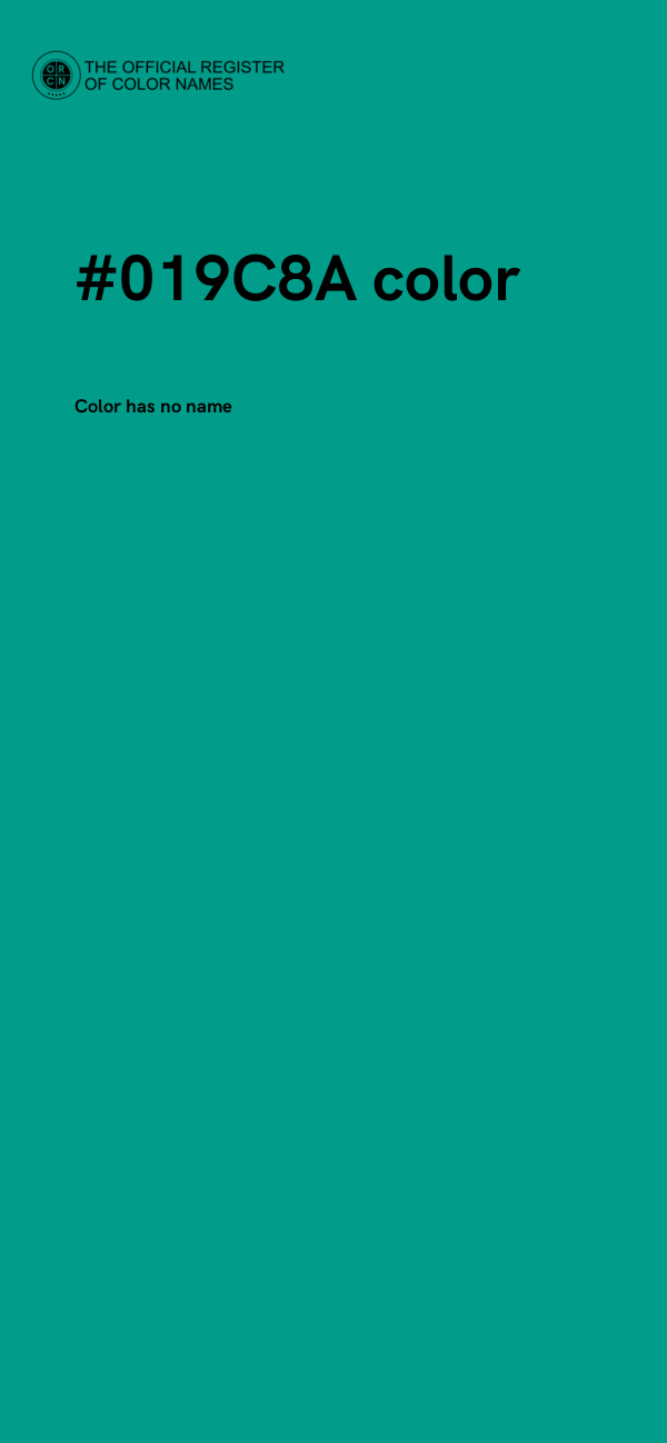 #019C8A color image