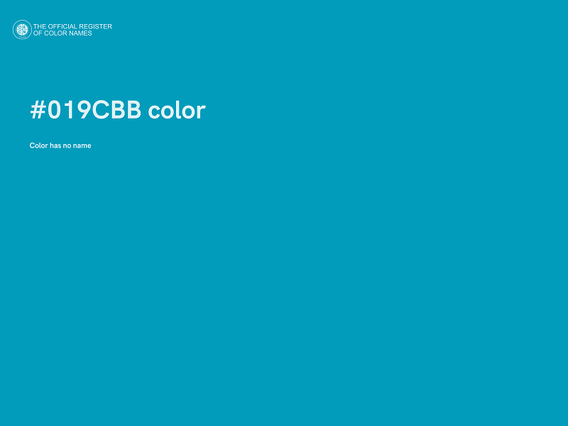 #019CBB color image