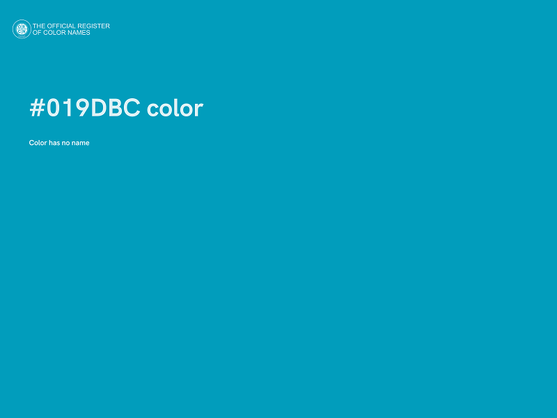 #019DBC color image