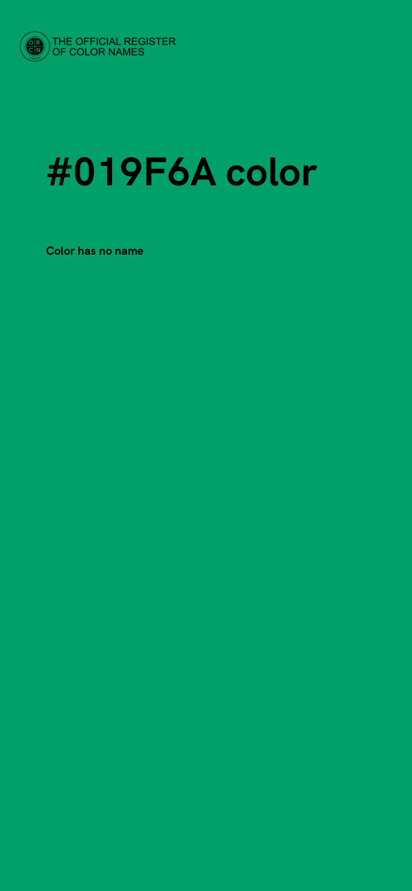 #019F6A color image
