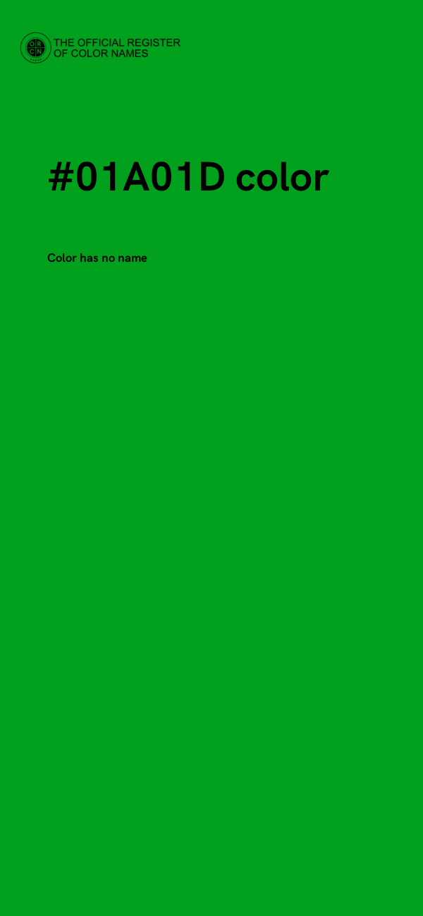 #01A01D color image