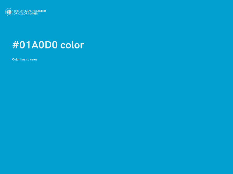 #01A0D0 color image