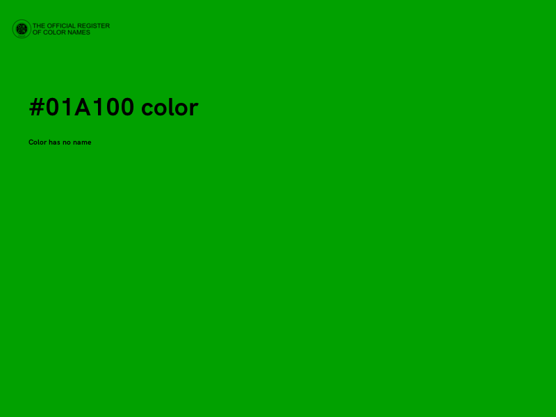 #01A100 color image
