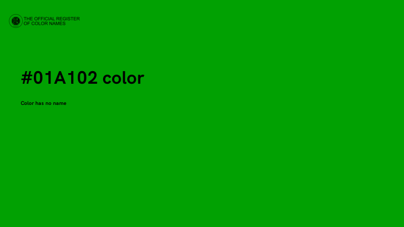 #01A102 color image
