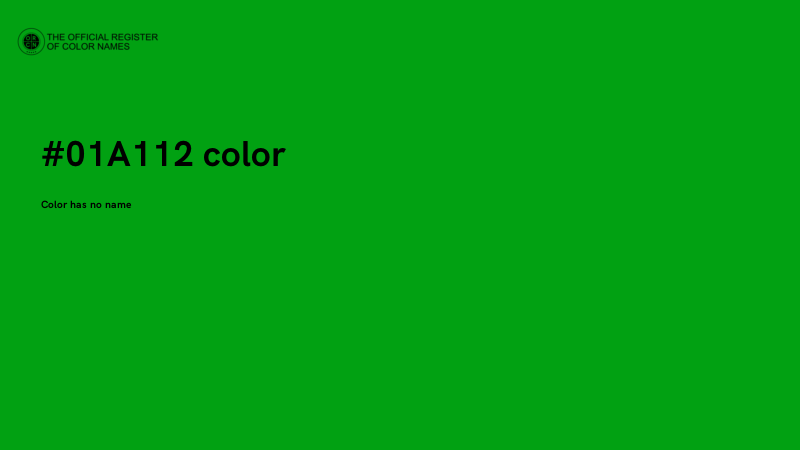 #01A112 color image
