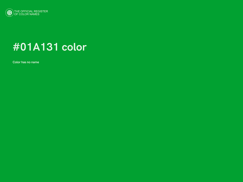 #01A131 color image