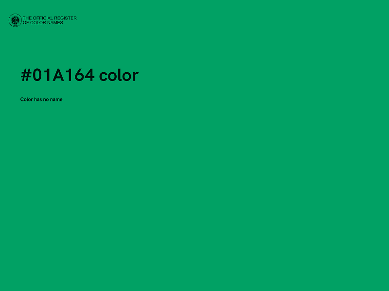 #01A164 color image